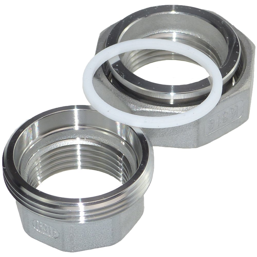 2 Stück 304 Edelstahl Winkelverbinder 1/2 Zoll - 90 Grad Verschraubung Für Bewässerung