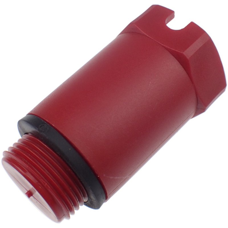 Baustopfen 12 Zoll Rot 024 
