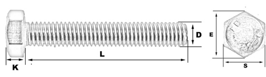 Sechskantschraube M10 x 40 mm - Anhängershop