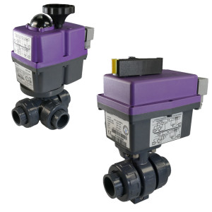 PVC Kugelhahn elektrisch