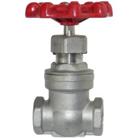 Edelstahl Muffenschieber 1 Zoll