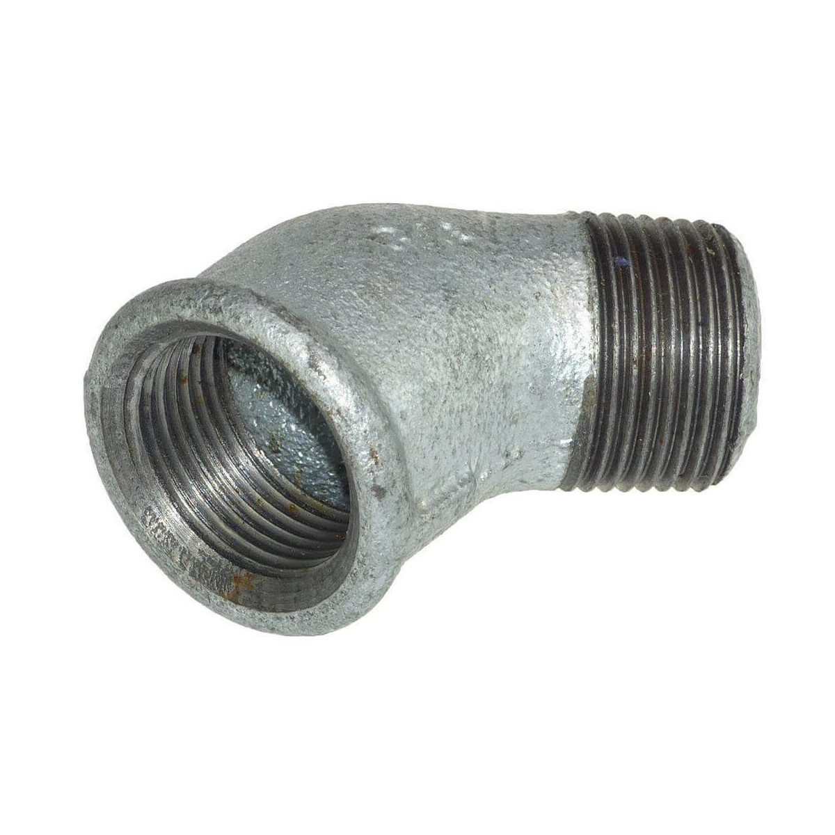 Temperguss Winkel 45° I/A 3/4 Zoll