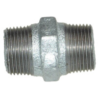 Temperguss Doppelnippel 2 Zoll