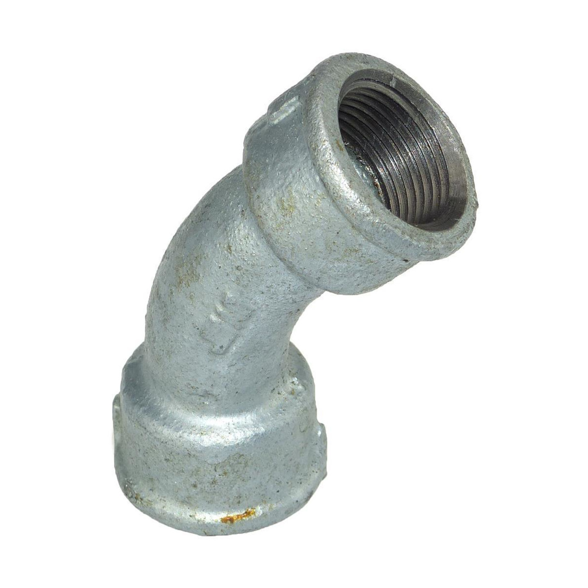 Temperguss Bogen 45° I/I 1 1/2 Zoll
