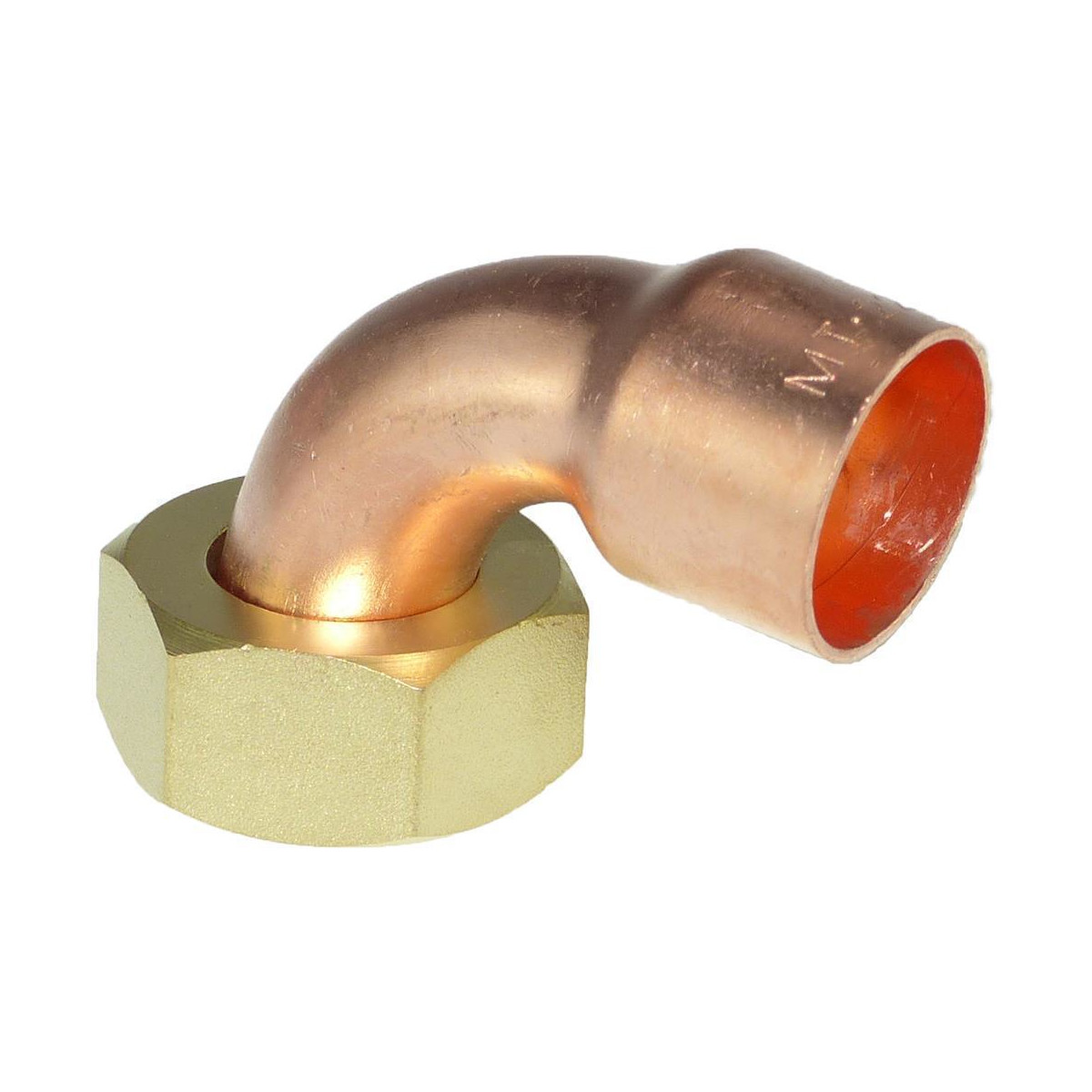 Lötfitting Hahnanschluss Bogen 22 mm x 1/2 Zoll