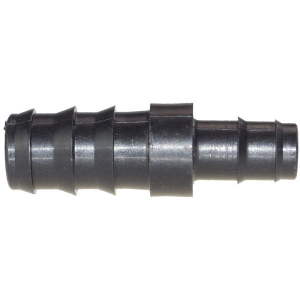 1x Schlauchverbinder RGV 16 mm 18 mm reduziert 74mm gerade schwarz 206D 