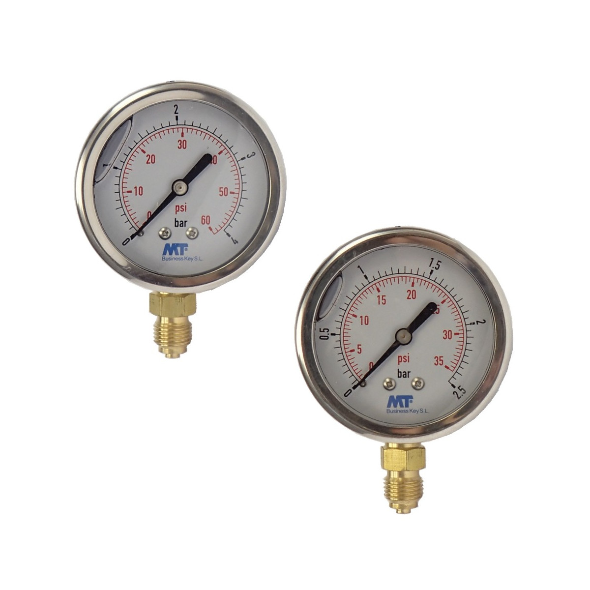 Rohrfeder-Manometer für Heizung/Sanitär Industrie - Radia, DN 8