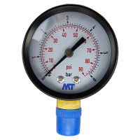 Manometer 50 mm unten 0 - 6 bar