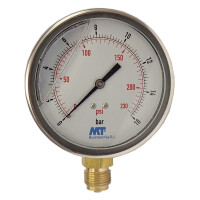 Manometer 100mm - 0 - 16 bar