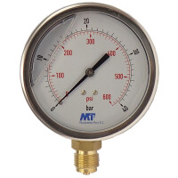 Manometer 100mm - 0 - 40 bar