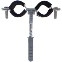Rohrschellen doppelt 1/2 Zoll (20-23mm)