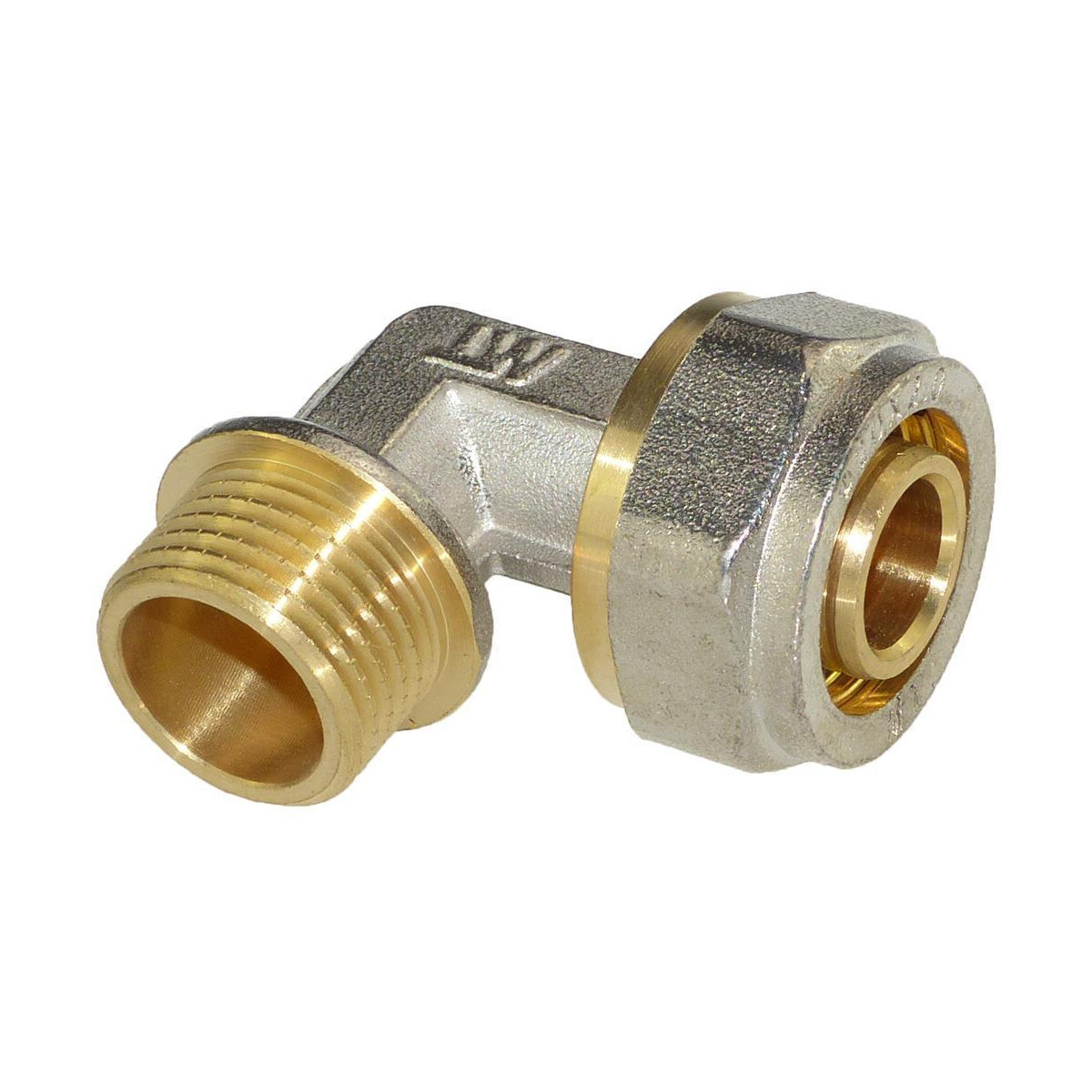 PE-X Schraub Winkel 26 x 1 AG (DVGW)