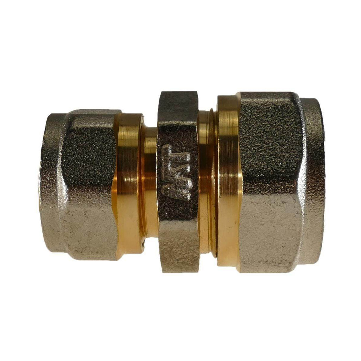 PEX Schraub Kupplung reduziert 26 x 16 DVGW