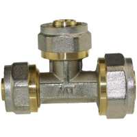 PEX Schraub T-Stück reduziert 25 x 25 x 20 (DVGW)