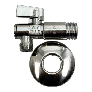 Eckventil 1/2 x 3/4 Zoll mit Filter