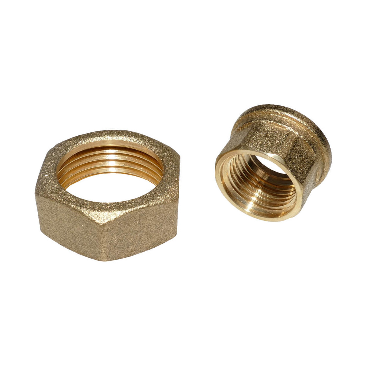 Messing Pumpenverschraubung IG 1 x 1 1/2 Zoll