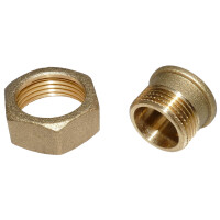 Messing Pumpenverschraubung AG 3/4 x 1 Zoll