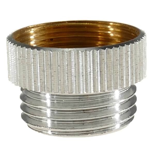 Chrom-Übergangsstück verchromt M24/1 AG x 3/4 AG, 2,51