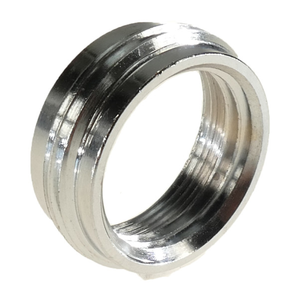 Chrom-Übergangsstück verchromt M24/1 AG x 3/4 AG, 2,51