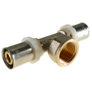 PEX Press T-Stück 90° IG Verbundrohrfitting