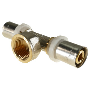 PEX Press T-Stück 90° IG Verbundrohrfitting