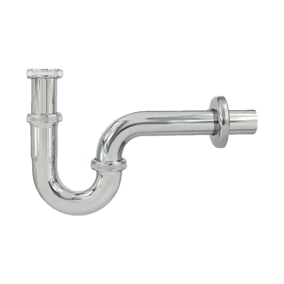 MS Röhrengeruchverschluss mit Rosette, verchromt