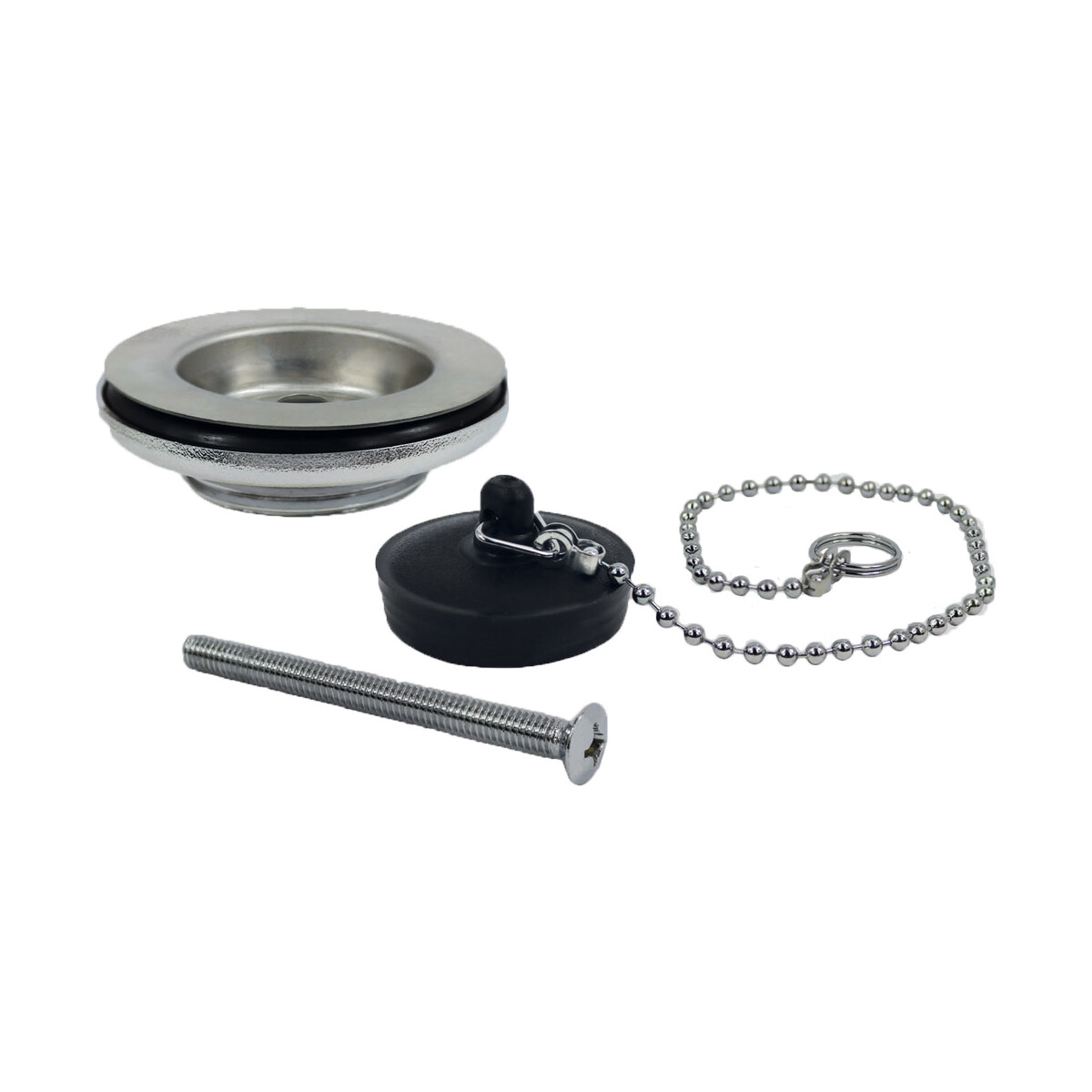 Ventilsieb Edelstahl, komplett mit Stopfen