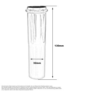 MS Verlängerungsrohr,verchromt einseitig O-Ring