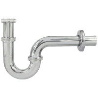 MS Röhrengeruchverschluss mit Rosette, verchromt