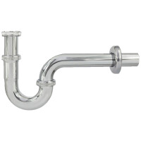 MS Röhrengeruchverschluss mit Rosette, verchromt