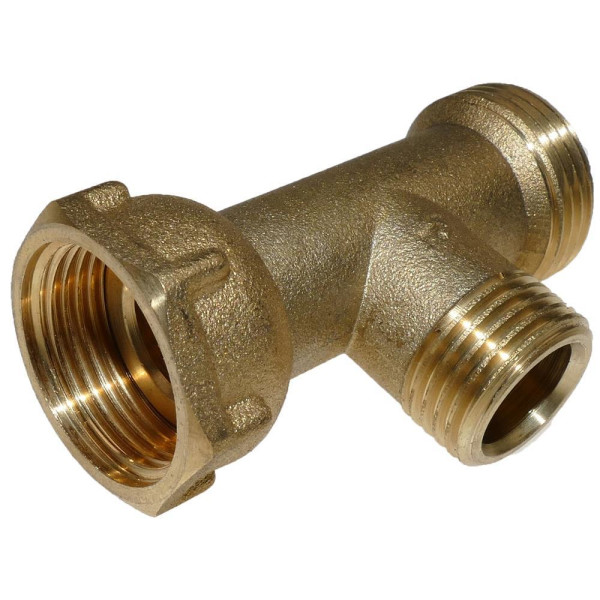 Messing T-Stück IG X IG Reduziert X IG - Trinkwassergeeignet 1" X 1/2" X 1"