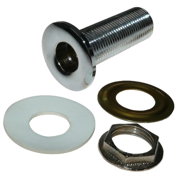 Messing Schottverschraubung G3/4 Zoll - 100mm Tankdurchführung