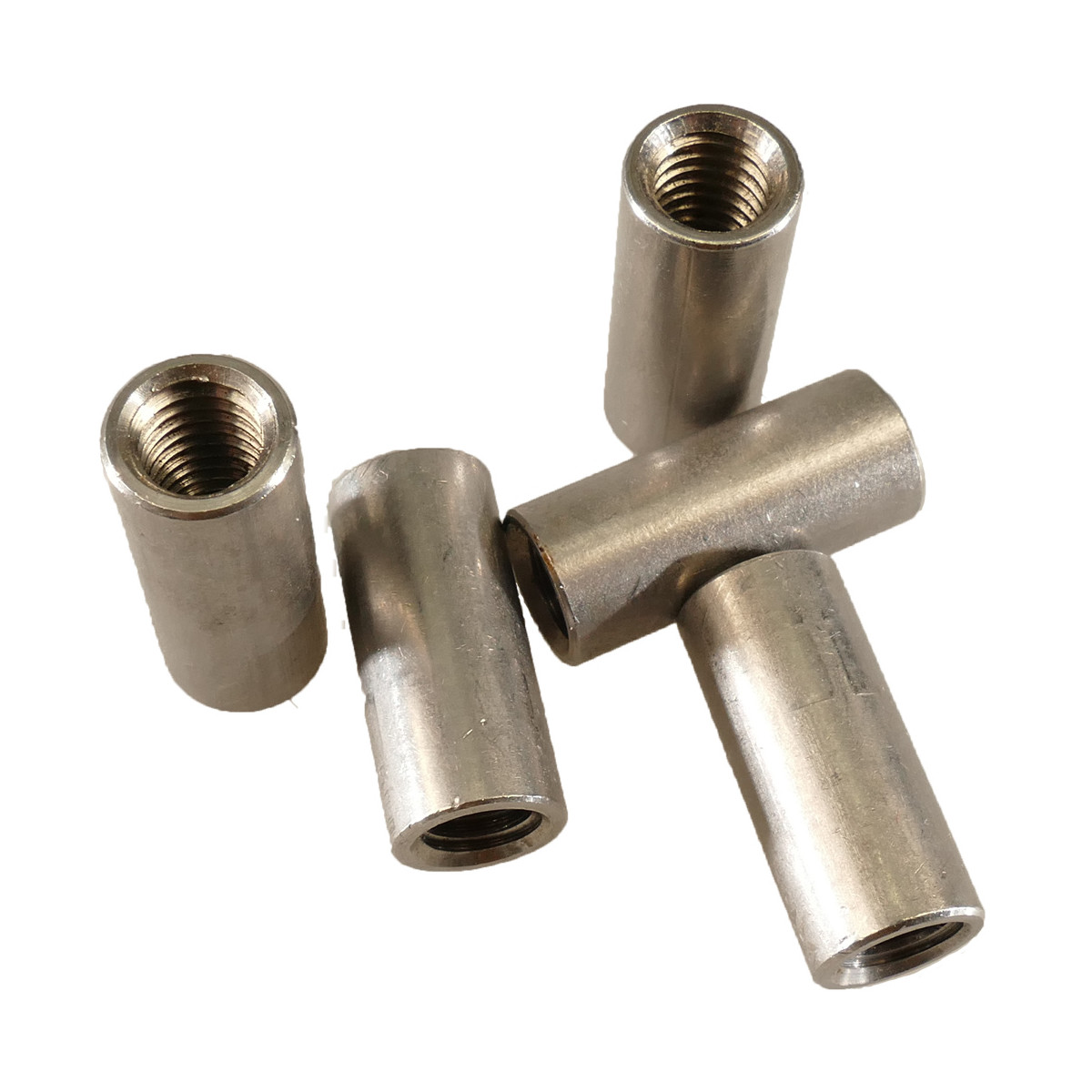 25 Stk. Gewindemuffe rund M8 x 20mm (A2 - 9290)