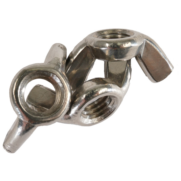 M8 Flügelmuttern Edelstahl - 20 Stück Set Rostfrei A2 V2A