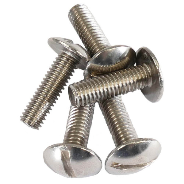 Blechschrauben Flachkopf Kreuzschlitz Edelstahl A2 A4 Rostfrei M4 M5 Schrauben