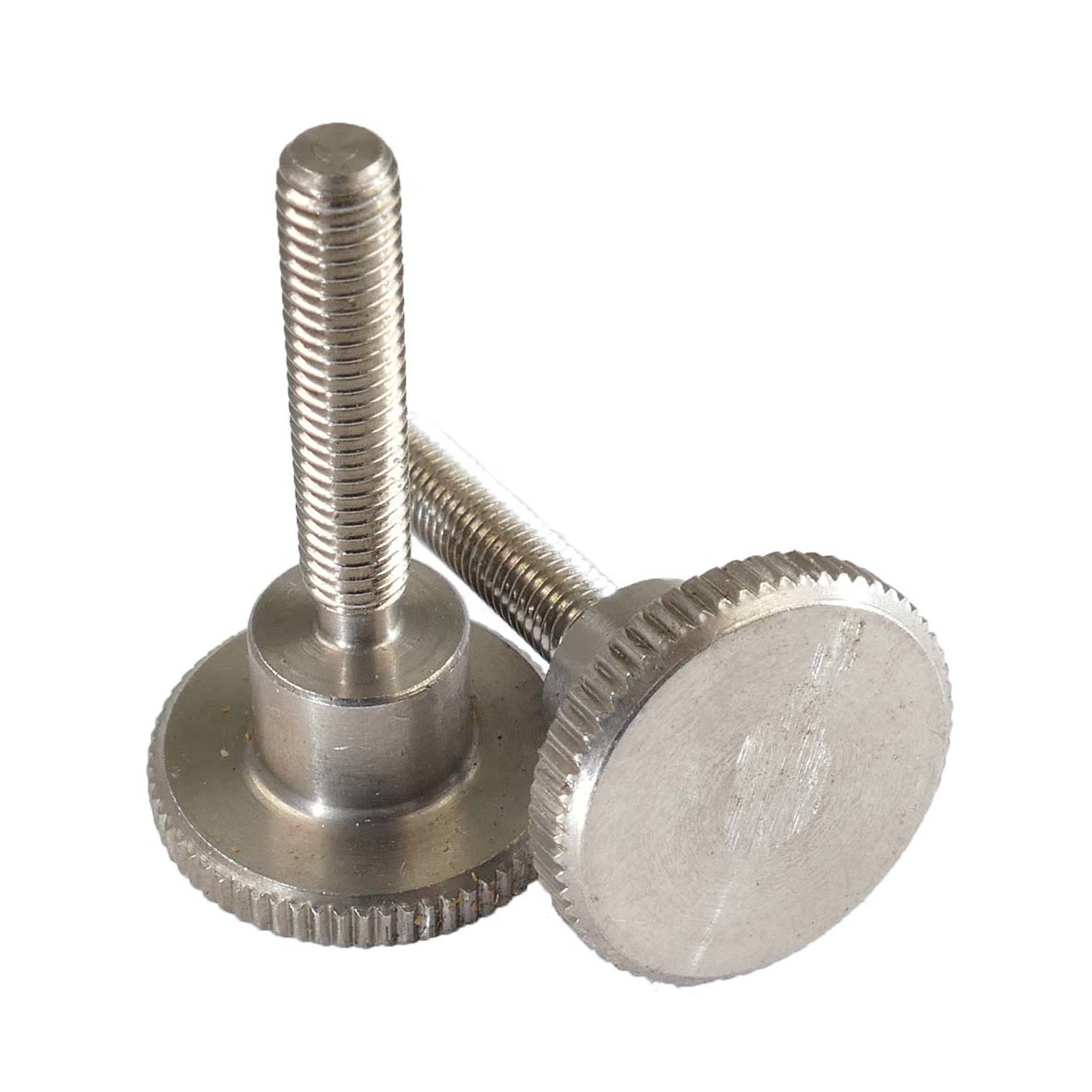 Rändelschraube hohe Form M4*6 (A1 - DIN 464)
