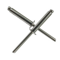 25 Stk. Blindniete mit Sollbruchdorn M4*6 (A2 - DIN7337A)