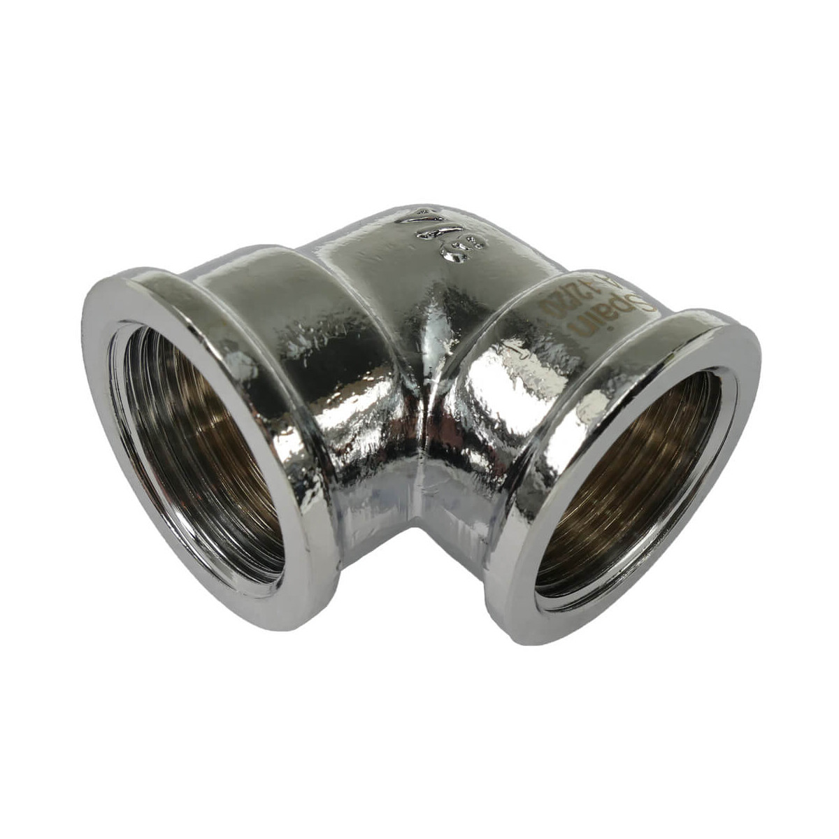 Messing Winkel Chrom 1 Zoll