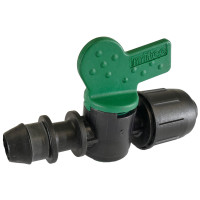 Startverbinder Kugelhahn für PE-Rohr 16 mm
