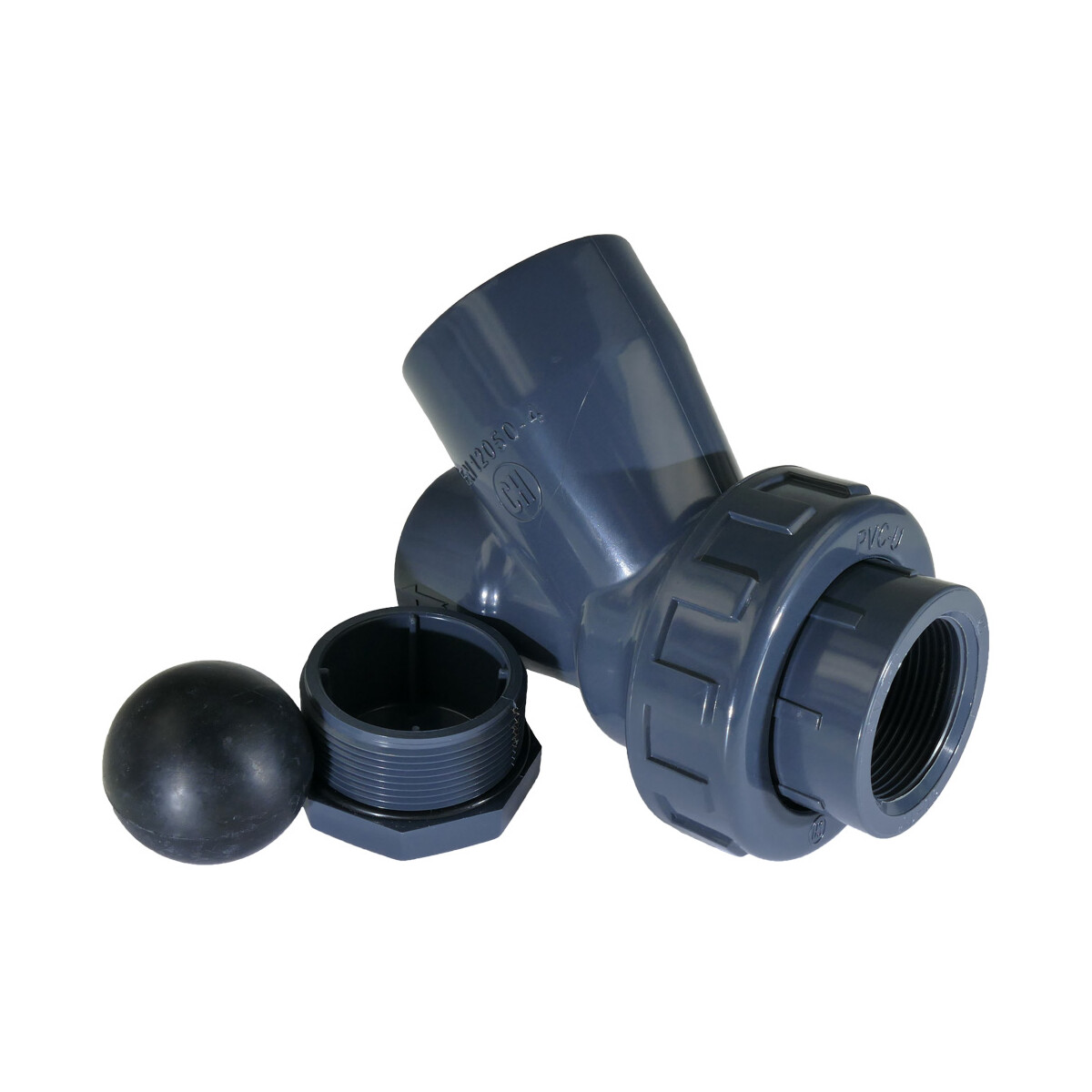 HavenDomicile Rückschlagventil 32mm - PVC Rückflussverhinderer Für Pool