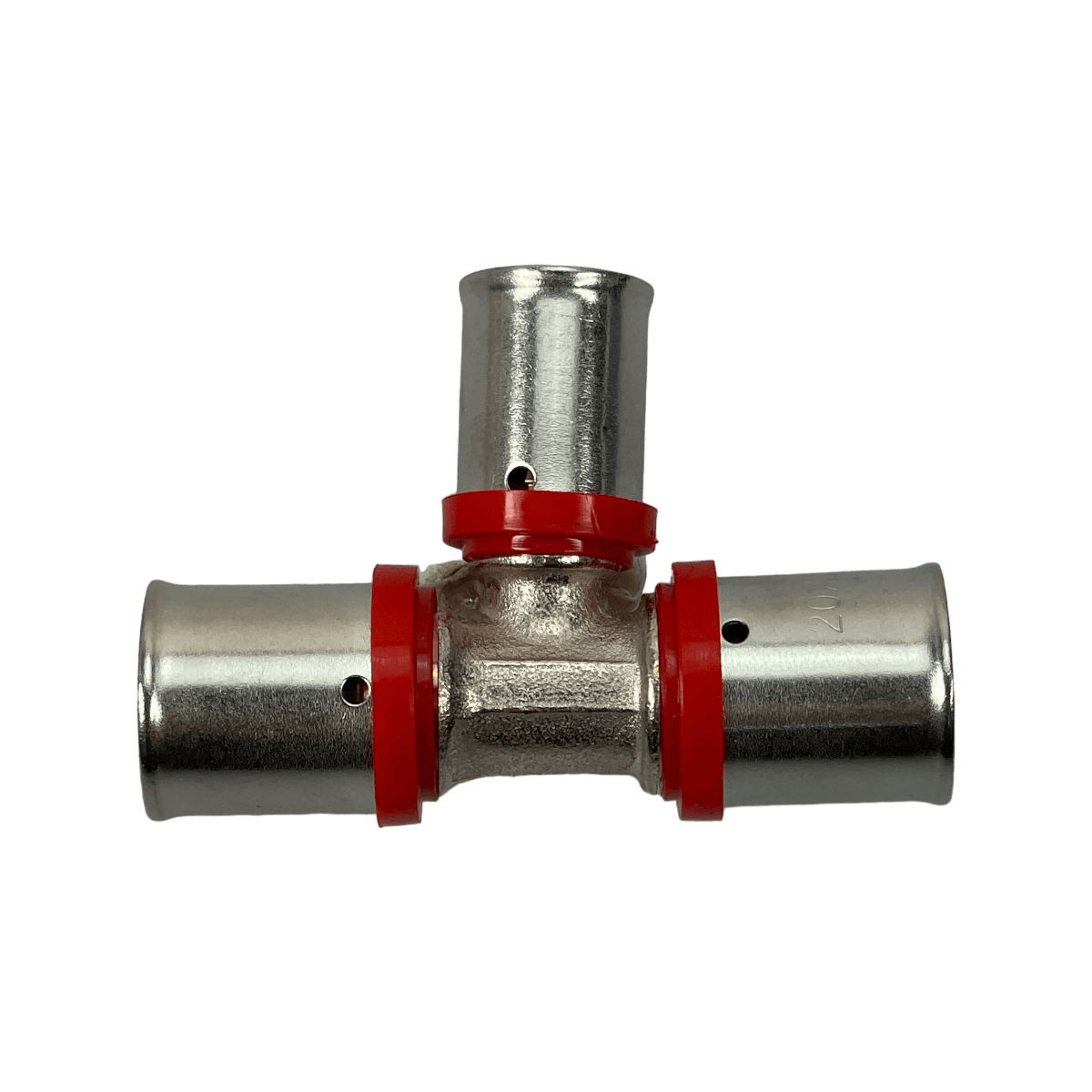 PEX Press T-Stück 90° reduziert 20x16x20