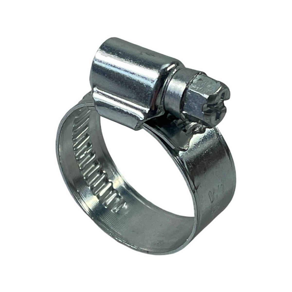 Schlauchschelle verzinkt (W1) 80 - 100 mm Band 9mm