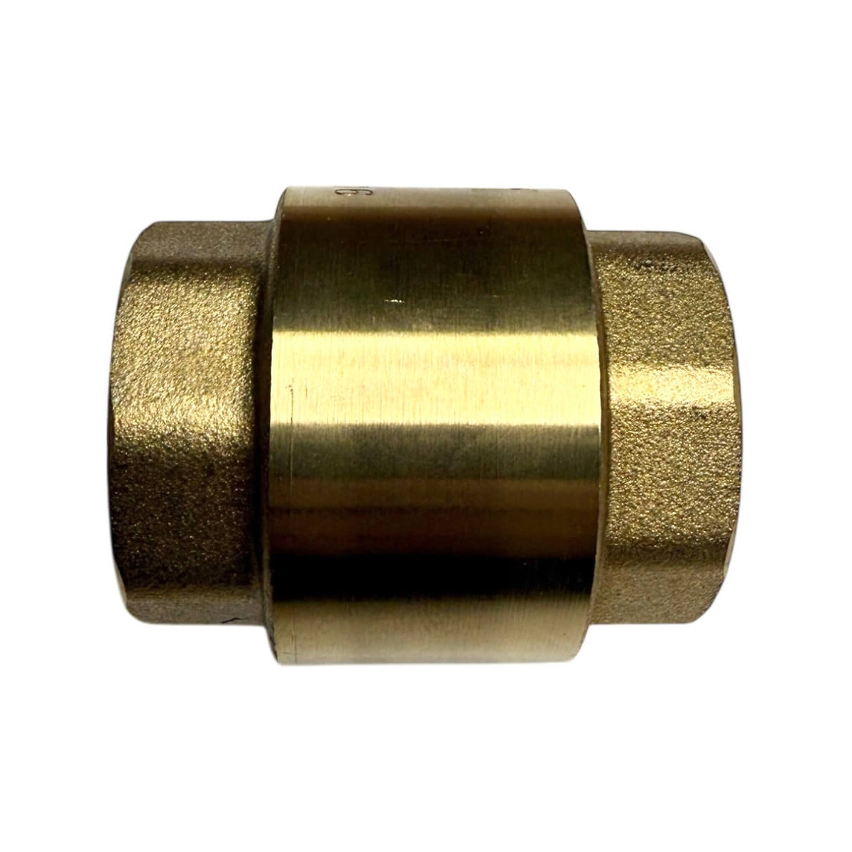 Messing Rückschlagventil 1 Zoll (Metall Shutter) ** Aus
