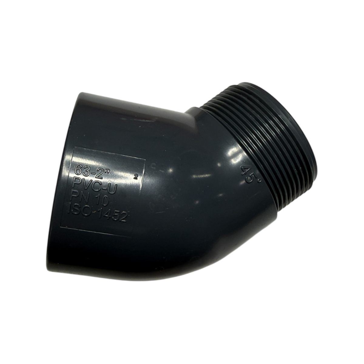 PVC Winkel 45 Grad 63mm x 2 AG (Sonderposten)