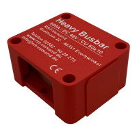 Heavy Busbar 4-fach rot - 600A - M6