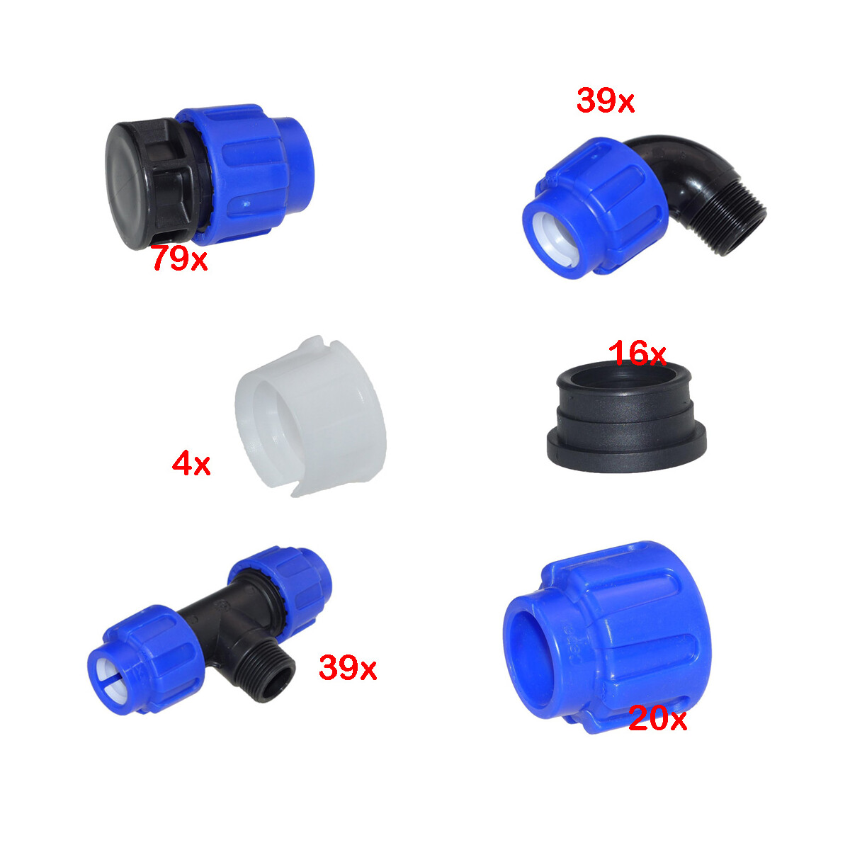 PE Fittings Cepex (Restposten) in der Größe 20mm