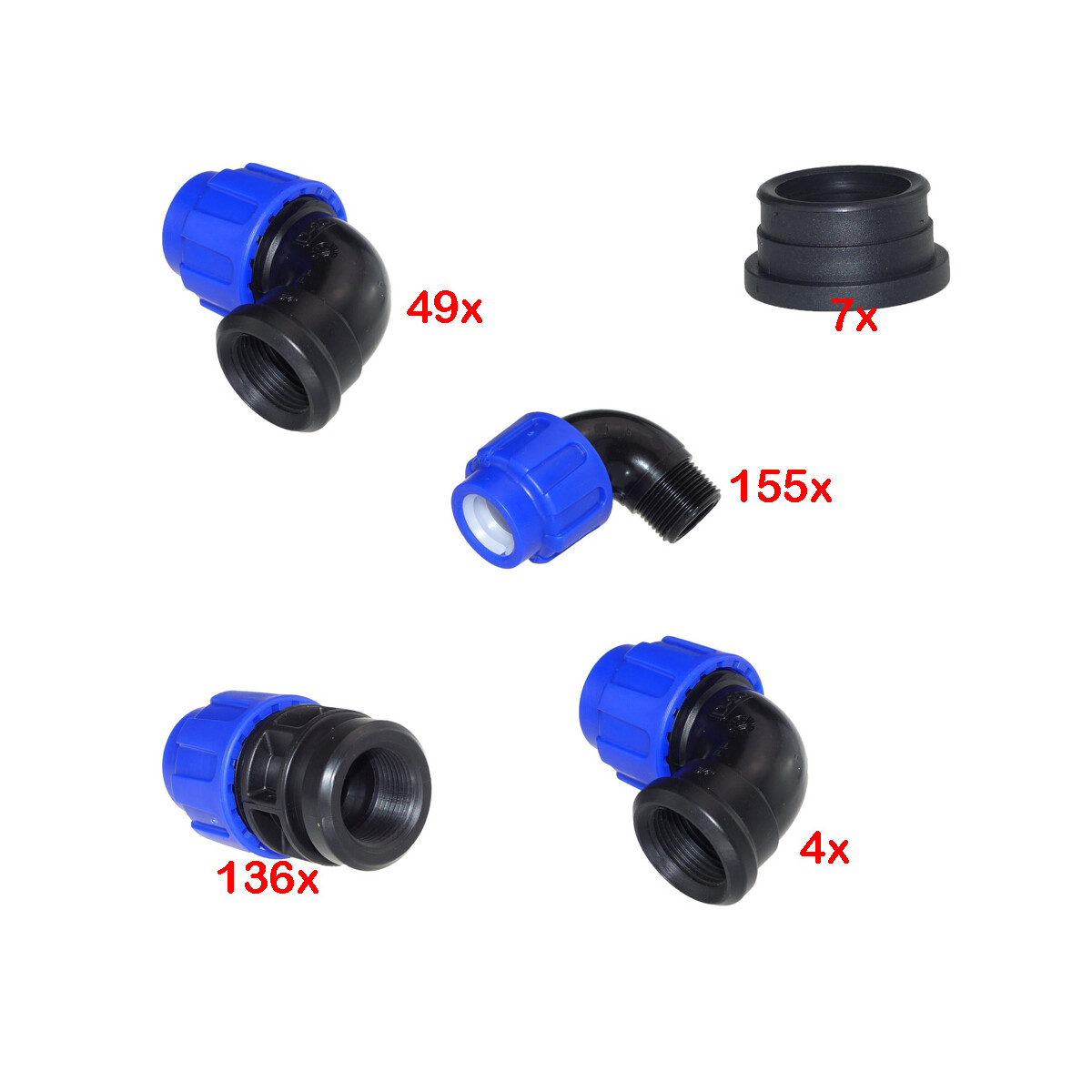 PE Fittings Cepex (Restposten) in der Größe 25mm