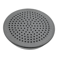 Frankia Abdeckung Kabeltrommel schwarz mit Gitter