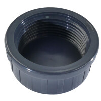 PVC Gewindekappe 2 Zoll