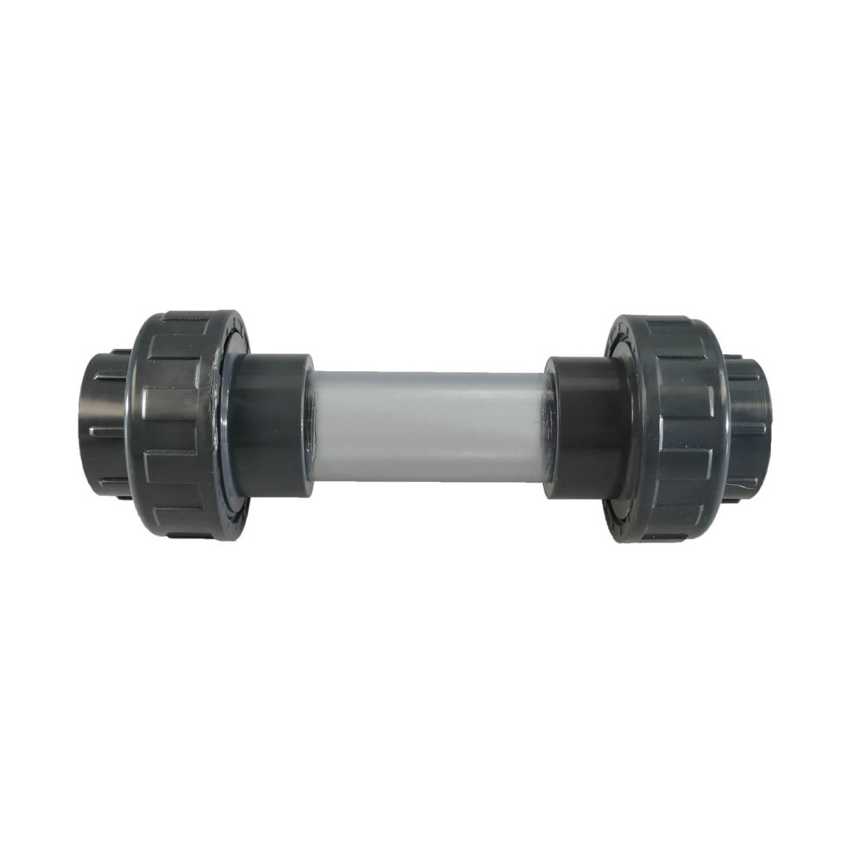 PVC Schauglas Verschraubung Klebemuffe 4 box